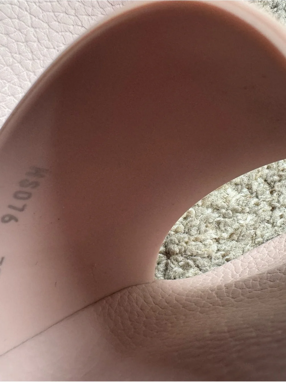 Valentino Pale Pink Slide Sandals with Pink Logo